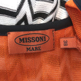 Missoni Mare zig-zag knit cover-up mini dress, multicolor knit, authentic pre-owned luxury piece (gently worn)