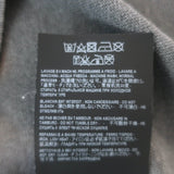 Saint Laurent Striped T-Shirt Gray & Black Cotton Size Small Short Sleeve Top