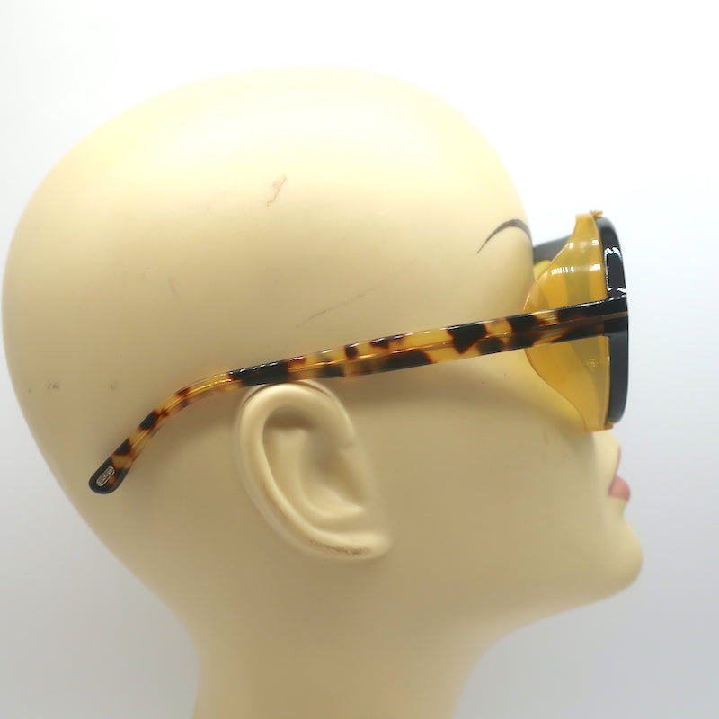 Tom Ford Neughman Aviator Sunglasses Black &amp; Tortoise TF882 01E