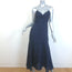 Alexis Nizarra Polka Dot Midi Dress Navy Size Small