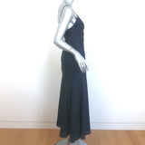 Alexis Nizarra Polka Dot Midi Dress Navy Size Small