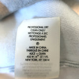 Alice + Olivia Kyle Cropped Hoodie Sweatshirt Gray/White Stretch Wool Size Small