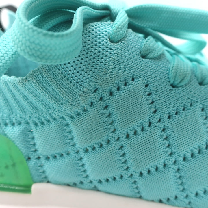 Chanel Quilted Knit Low Top Sneakers Blue Size 37.5