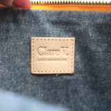 Clare V. Crocodile-Embossed Large Clutch Bag Light Pink Leather NEW