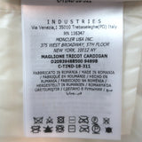 Moncler ivory wool-blend Maglione tricot cardigan and down puffer jacket, size L — pre-owned, authentic luxury piece