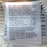 Moncler ivory Maglione tricot wool cardigan with down puffer detailing, size Large, pre-owned authentic luxury