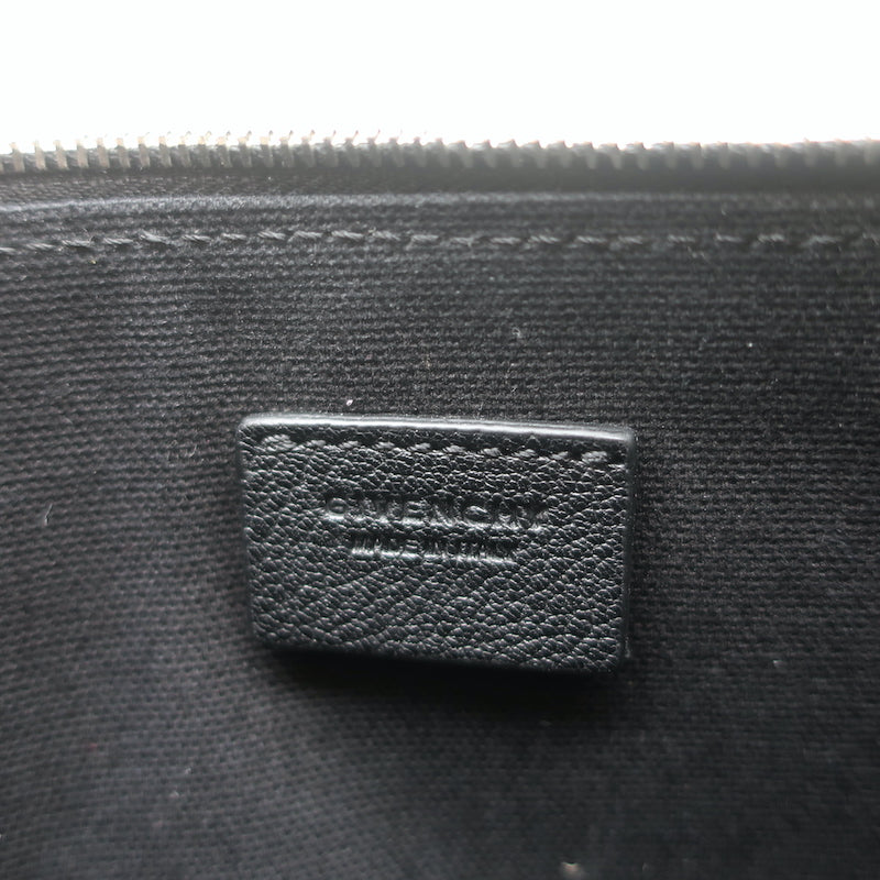 Givenchy Medium Antigona Pouch Black Leather Clutch NEW
