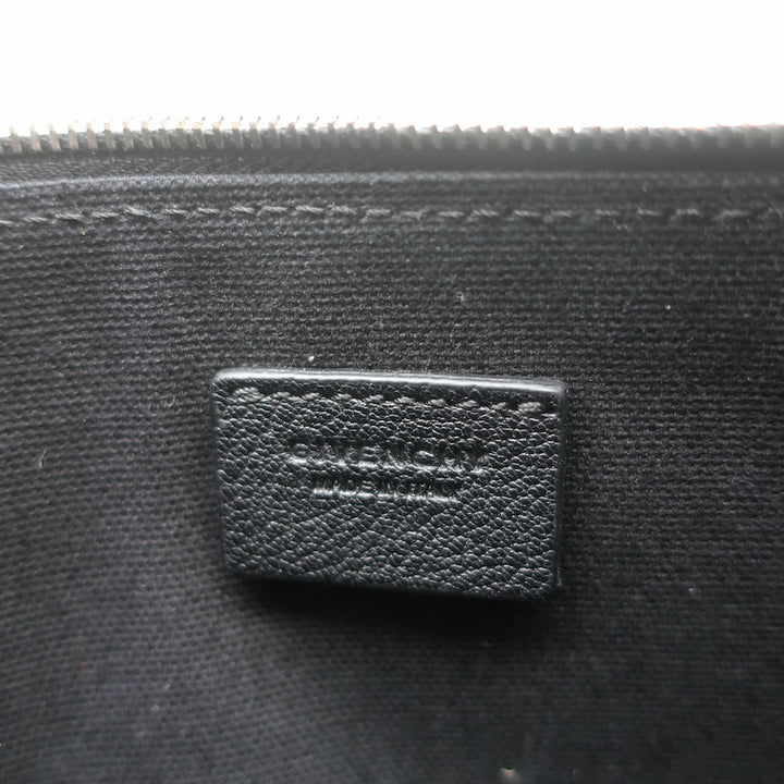 Givenchy Medium Antigona Pouch Black Leather Clutch NEW