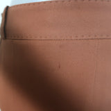 Loro Piana Tapered Trousers Brown Stretch Silk Size 40