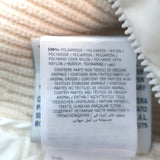 Moncler Maglione Tricot ivory wool-blend down puffer cardigan, authentic pre-owned luxury piece