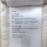 Authentic Moncler Maglione Tricot ivory wool-blend down puffer jacket, pre-owned luxury piece