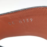 Louis Vuitton Passenger Sandals Ebony Damier Canvas & Pink Leather Size 39