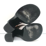 Louis Vuitton Passenger Sandals Ebony Damier Canvas & Pink Leather Size 39