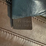 Celine Bicolor Large Luggage Tote Navy & Dark Brown Leather Bag