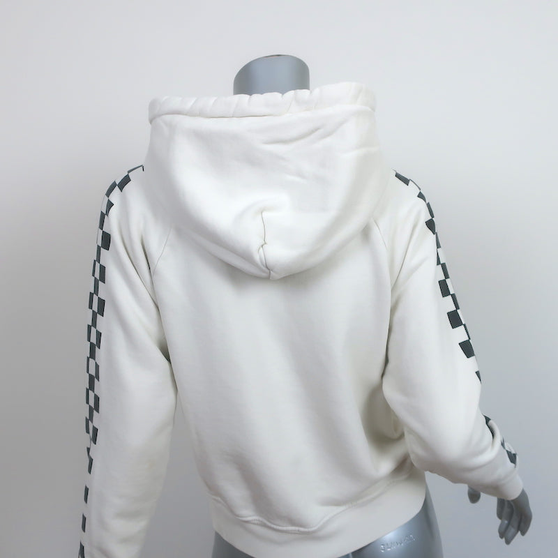 Solid &amp; Striped x RE/DONE Malibu Zip-Up Hoodie Sweatshirt Dirty White Size Small