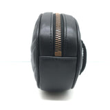 Gucci GG Marmont Belt Bag Black Matelasse Leather Size 34 NEW