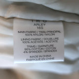 IRO Arley Cropped Ruched Bomber Jacket Light Gray Size 34