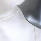 Belstaff Sleeveless Mini Dress White Stretch Cotton Size 40