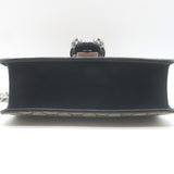 Gucci GG Supreme Mini Dionysus Shoulder Bag Beige Canvas & Black Suede Crossbody