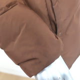 Jenni Kayne Down Puffer Jacket Brown Size Extra Extra Small