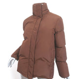 Jenni Kayne Down Puffer Jacket Brown Size Extra Extra Small