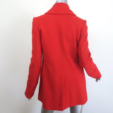 McQ Alexander McQueen double-breasted red wool-cashmere coat, pre-owned luxury with authentic designer details