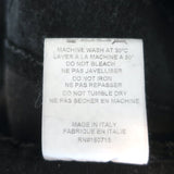 Retrofete Ada Puff Sleeve Denim Jacket Faded Black Stretch Cotton Size Small