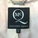 McQ Alexander McQueen double-breasted red wool-cashmere coat, authentic pre-owned luxury outerwear