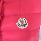 Authentic Moncler Liane packable down puffer vest in fuchsia, premium down fill — pre-owned, gently worn.