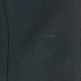 Oscar de la Renta Sweetheart Midi Dress Black Stretch Wool Size 8