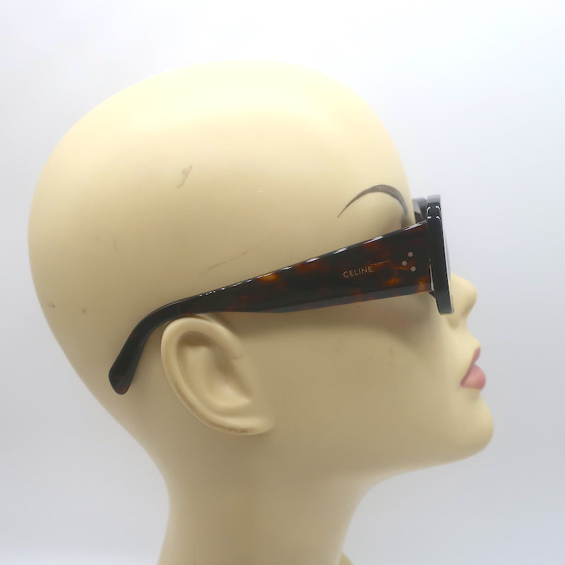 Celine Bold 3 Dots Rectangular 51MM Sunglasses Tortoiseshell CL40287U 52A