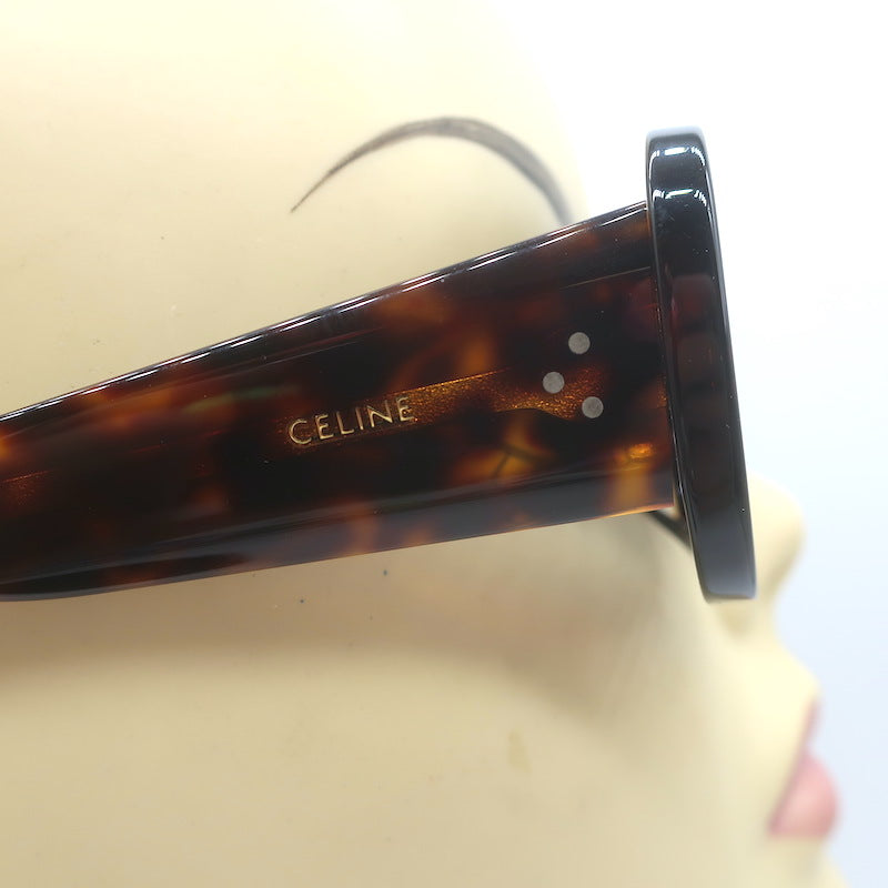 Celine Bold 3 Dots Rectangular 51MM Sunglasses Tortoiseshell CL40287U 52A