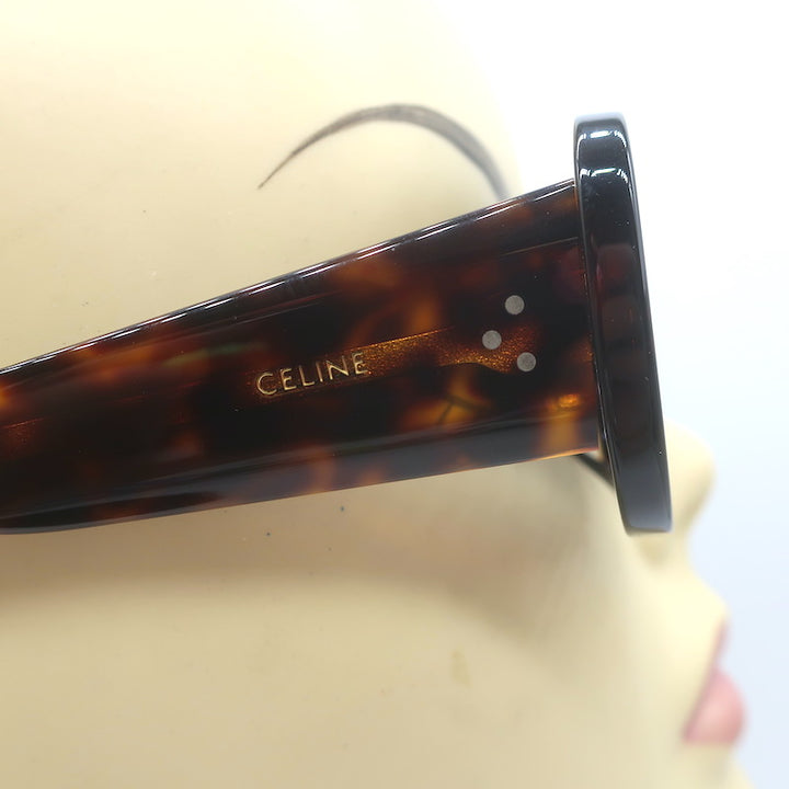 Celine Bold 3 Dots Rectangular 51MM Sunglasses Tortoiseshell CL40287U 52A