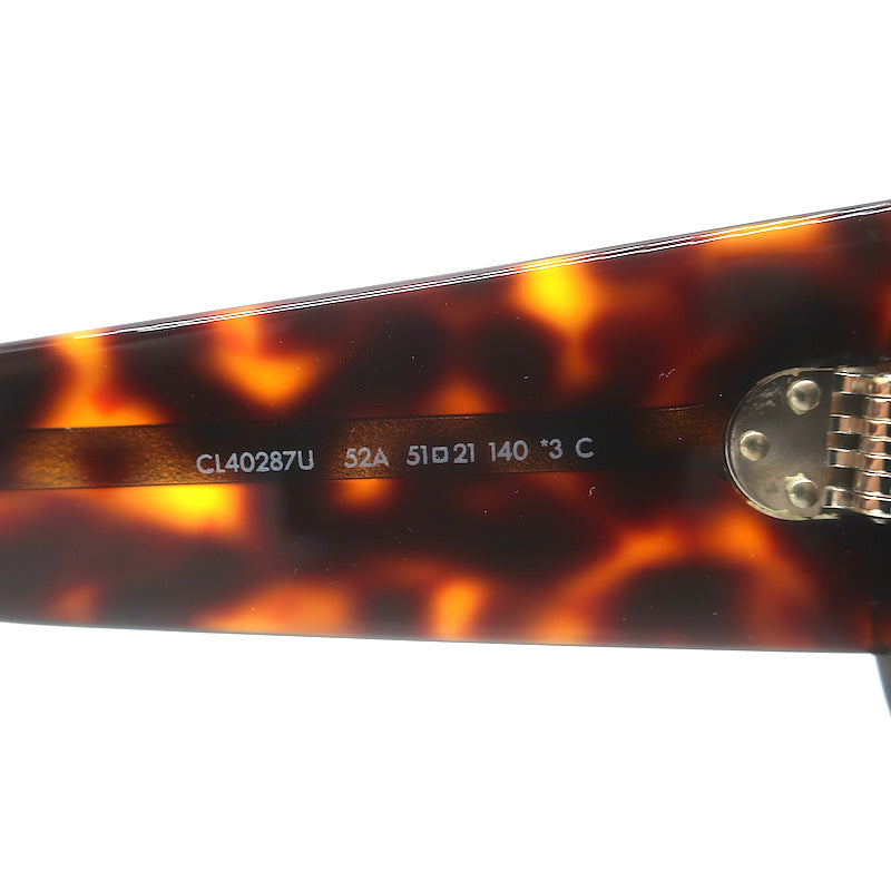 Celine Bold 3 Dots Rectangular 51MM Sunglasses Tortoiseshell CL40287U 52A