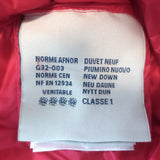 Moncler Liane packable down puffer vest in fuchsia, authentic pre-owned, gently worn luxury travel-ready layer