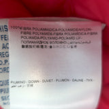 Moncler Liane packable down puffer vest in fuchsia, authentic pre-owned, gently worn, size 2