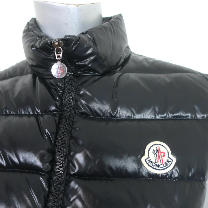 Moncler Ghany Down Puffer Vest Black Size 4