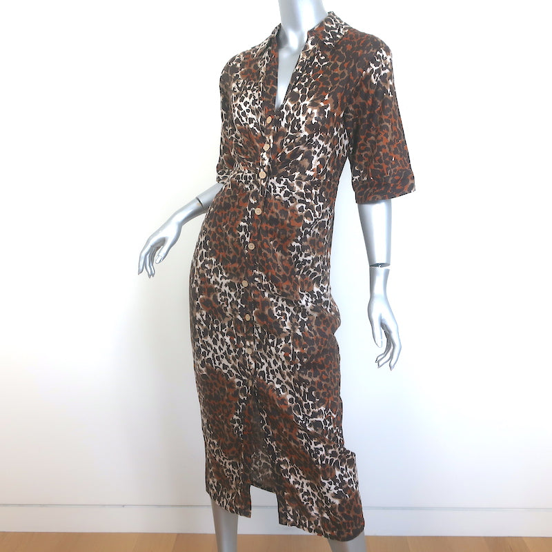 leopard midi shirt dress Buy Sosandar Brown Petite Leopard Print Belted Shirt Dress from Next USA
