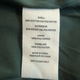 L'Agence Brooke Double-Breasted Cropped Tweed Blazer Dark Moss Size 00