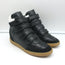Isabel Marant Bilsy High Top Sneakers Black Leather Size 38