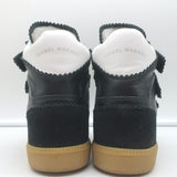 Isabel Marant Bilsy High Top Sneakers Black Leather Size 38