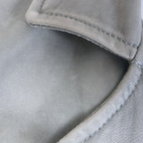 IRO Ashville Leather Motorcycle Jacket Gray Size 34