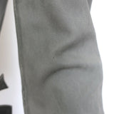 IRO Ashville Leather Motorcycle Jacket Gray Size 34