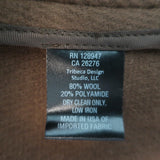 Nili Lotan Samara oversized hooded poncho, brown wool-blend one size, authentic pre-owned, gently worn luxury piece