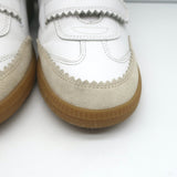 Isabel Marant Bilsy High Top Sneakers White Leather Size 38 NEW