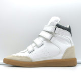 Isabel Marant Bilsy High Top Sneakers White Leather Size 38 NEW