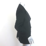 Burberry London double-breasted peacoat in black wool-cashmere — authentic pre-owned luxury coat