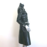 Courreges Re-Edition Vinyl Trench Coat Forest Green Size 36