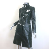 Courreges Re-Edition Vinyl Trench Coat Forest Green Size 36