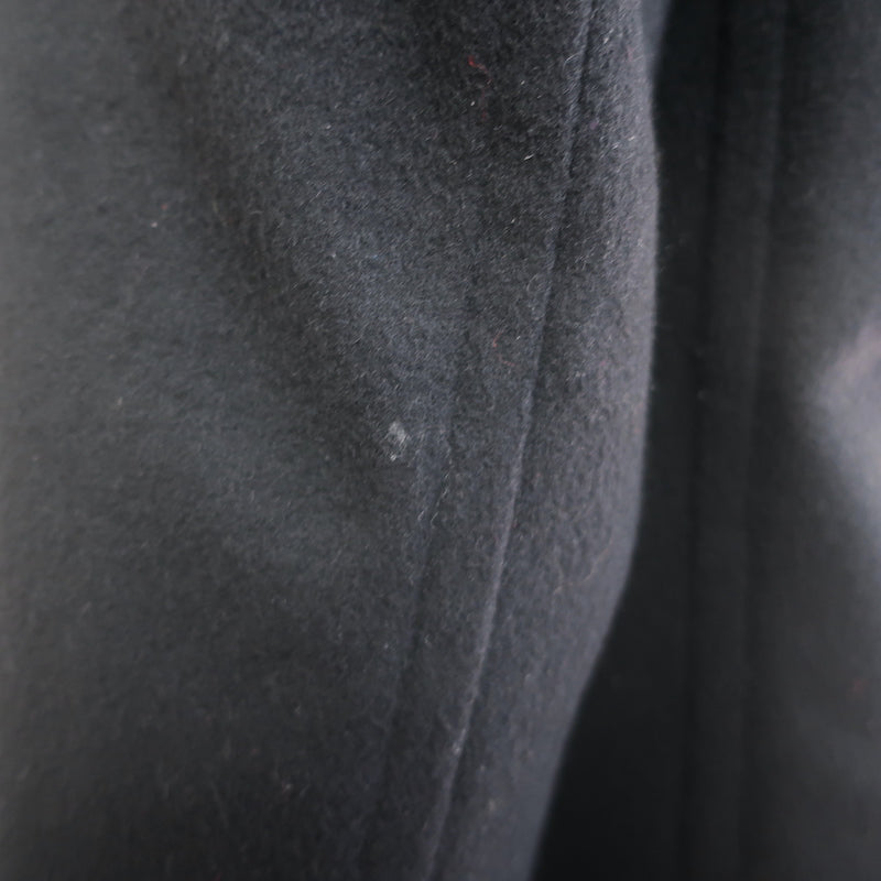 Burberry London double-breasted peacoat in black wool-cashmere, women&